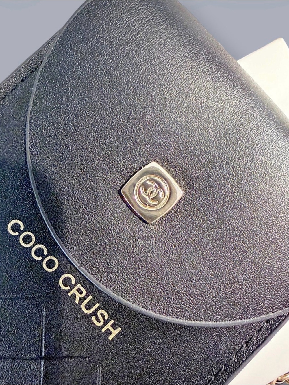 Chanel GWP Items Coco Crush Black Leather Crossbody Phone Pouch - Picture 4 of 14